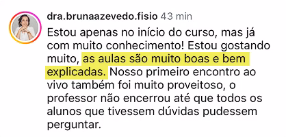 Depoimento de aluno do Método Salik